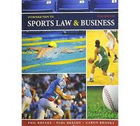 Introduction To Sports Law And Business