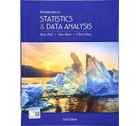 Introduction to Statistics and Data Analysis