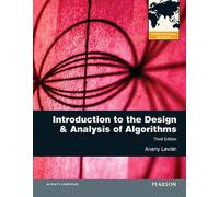 Introduction to the Design and Analysis of Algorithms: International Edition (International Version)