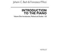 Méthodes et pédagogie NOVELLO BACH J.S./RICCI F.P. - INTRODUCTION TO THE PIANO VOL 1, STUDIES 1-25 NOVELLO Piano