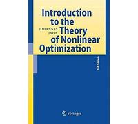 Introduction To The Theory Of Nonlinear Optimization