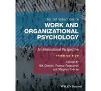 Introduction to Work and Organizational Psychology G