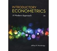 Introductory Econometrics: A Modern Approach