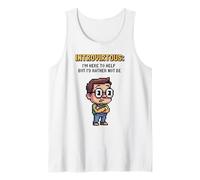 Introirtueux, Je suis là pour Vous Aider mais Je préfère ne Débardeur