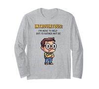 Introirtueux, Je suis là pour Vous Aider mais Je préfère ne Manche Longue