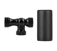 Introti Adaptateur de valve à disque avec étui de protection, valve de gonflage de pneu portable pour vélo