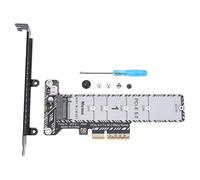 Introti Adaptateur PCIe 5.0 vers M.2 NVMe pleine hauteur/support discret pour 2230/42/60/80/110 SSD M.2 NVME SSD vers PCIe X4 adaptateur carte d'extension (pas pour SATA NGFF)