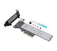 Introti Adaptateur PCIe 5.0 vers M.2 NVMe pleine hauteur/support discret pour 2230/42/60/80/110 SSD M.2 NVME SSD vers PCIe X4 adaptateur carte d'extension (pas pour SATA NGFF)