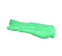 Introti Chapeau de soleil en forme de main en PLA - Mains libres - Visière de protection de la paume réglable - Léger - Pour l'extérieur, la plage, les fêtes, les farces - Cadeau, N, M-XL