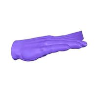 Introti Chapeau de soleil en forme de main en PLA - Mains libres - Visière de protection de la paume réglable - Léger - Pour l'extérieur, la plage, les fêtes, les farces - Cadeau, E, M-XL