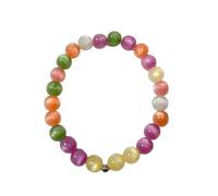 Introti Collier de perles en pierre naturelle de style bohème coloré pour la fabrication de bijoux et bracelets à faire soi-même, 70*60*40mm, Cuivre, Cuivre