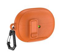Introti Coque de protection anti-rayures pour Huawei FreeBuds Pro 5 avec support de téléphone et verrouillage pour écouteurs Motif litchi