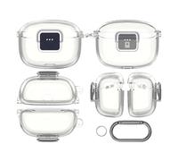 Introti Coque de protection en TPU avec mousqueton résistant aux rayures et aux chocs pour écouteurs sans fil Tune Buds 2 compatibles Bluetooth