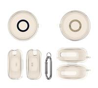 Introti Coque de protection en TPU avec mousqueton - Résistante aux rayures et aux chocs - Compatible avec les écouteurs Anker Sleep A30