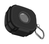 Introti Coque de protection pour écouteurs Beats Powerbeats Fit BT avec support et mousqueton en métal résistant aux chocs Housse de protection étanche pour casque d'écoute en plein air voyage camping
