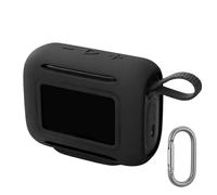 Introti Coque en silicone pour haut-parleur GO5 avec crochet - Coque de protection intégrale ultra fine à 360° - Ajustement sans couture - Pour l'extérieur, le voyage, le camping, le cyclisme