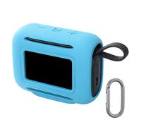 Introti Coque en silicone pour haut-parleur GO5 avec crochet - Coque de protection intégrale ultra fine à 360° - Ajustement sans couture - Pour l'extérieur, le voyage, le camping, le cyclisme
