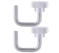 Introti Crochet de connexion de table pliable de camping en alliage d'acier inoxydable avec boucles coulissantes portables pour pic de neige IGT Fournitures de camping
