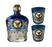 Introti Décanteur en verre commémoratif du 250e anniversaire des États-Unis en édition limitée 2026 Bourbon patriotique W