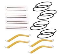 Introti Écarteurs de cordes de guitare avec 4 cales de protection de touche et 8 joints toriques pour l'entretien des frettes de guitare, outil d'étirement de cordes de guitare, s'adapte à la plupart