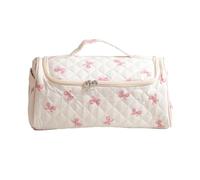 Introti Étui de transport matelassé pour sèche-cheveux grande capacité avec clip de bouclage rembourré avec fermeture éclair Motif floral Pochette de rangement pour brosse Airstraight et accessoires