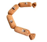 Introti Jouet créatif avec son de saucisse de dessin animé - Presse pour couiner avec son BB - Jouet interactif portable pour animal domestique pour apprendre à mâcher