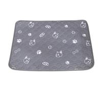 Introti Lot de 2 tapis absorbants antidérapants à séchage rapide pour animal de compagnie, couverture d'urine pour lapins, hamsters, chiots