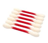 Introti Lot de 6 jouets géants interactifs en feutre pour chat avec herbe à chat - Jouet à mâcher pour chaton - Cordes de dentition pour exercices d'ennui et aide digestive (rouge)