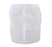 Introti Moules 3D en forme d'animaux en forme de chouette réutilisable pour pot de fleurs résistant à la chaleur pour résine époxy, béton, plâtre, loisirs créatifs, décoration