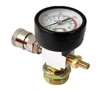 Introti Petit adaptateur de pression d'air avec jauge de stockage de gaz adaptateur de pression d'air portable accessoires pour clouage extérieur/peinture/gonflage des pneus