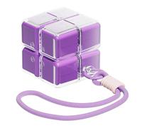 Introti Pilulier magnétique avec 8 compartiments faciles à ouvrir - Design en forme de cube pour huile de poisson, vitamines, compléments alimentaires et sucre