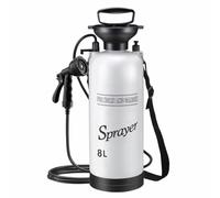 Introti Pulvérisateur d'eau portable avec tuyau de 3 mètres de long pour le camping, la randonnée et les loisirs de plein air, pompe de douche multifonction pour jardin, plage, animaux domestiques