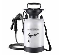 Introti Pulvérisateur d'eau portable avec tuyau de 3 mètres de long pour le camping, la randonnée et les loisirs de plein air, pompe de douche multifonction pour jardin, plage, animaux domestiques