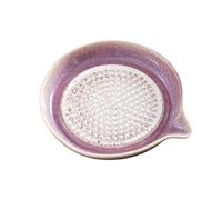 Introti Râpe en céramique avec bec verseur - Râpe réutilisable en porcelaine - Râpe à gingembre et ail - Cadeau pour les amateurs de cuisine