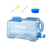 Introti Récipient d'eau portable de 7,5/12/15/19/24 L avec robinet - Porte-eau en plastique sans BPA pour camping, activités de plein air, randonnée, camping-car, urgence - Seau d'eau potable facile à