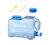 Introti Récipient d'eau portable de 7,5/12/15/19/24 L avec robinet - Porte-eau en plastique sans BPA pour camping, activités de plein air, randonnée, camping-car, urgence - Seau d'eau potable facile à