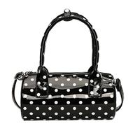 Introti Sac à bandoulière pour femme avec sangle amovible réglable pour un usage quotidien décontracté, Noir , 7.87*1.97*7.87inch