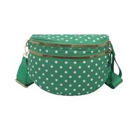 Introti Sac de sport de grande capacité, décontracté, Y2K, sac à bandoulière avec fermeture éclair, sac à bandoulière polyvalent pour le shopping et les sorties en famille en plein air, Vert