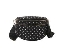 Introti Sac de sport de grande capacité, décontracté, Y2K, sac à bandoulière avec fermeture éclair, sac à bandoulière polyvalent pour le shopping et les sorties en famille en plein air, Noir