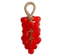 Introti Savon de raisin naturel à suspendre avec corde - Savon de bain décoratif en cristal - Parfum durable - Fait à la main - Décorations pour le lavage des mains et le bain (multicolore 7)