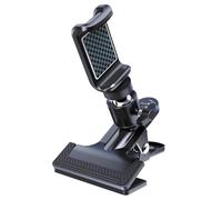 Introti Support de téléphone réglable à 360 degrés compatible avec les guitares électriques/basse/ukulélé, support de téléphone pour enseigner des vidéos, diffusion en direct et enregistrement