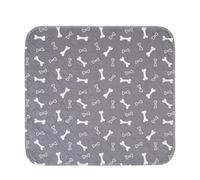 Introti Tapis de couchage pour chien imprimé lavable étanche réutilisable anti-odeurs portable pour parc de jeu, cage de mise bas, boîte d'apprentissage de la propreté