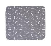 Introti Tapis de couchage pour chien imprimé lavable étanche réutilisable anti-odeurs portable pour parc de jeu, cage de mise bas, boîte d'apprentissage de la propreté