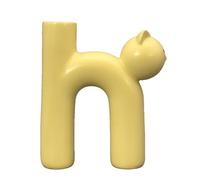 Introti Vase en résine en forme de chat mignon fait à la main pour plantes, centre de table, cadeau unique pour femme, maison, jardin, bibliothèque, bureau