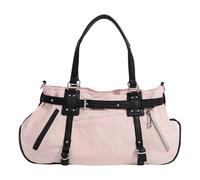 Introti Y2K Sac à bandoulière avec sangle réglable cloutée en cuir PU Sac à main Punk Gothique Rock Emo Sac à main pour femme Magasin Voyage, Style 2, 250.00x155.00x100.00mm/9.84x6.1x3.94inch