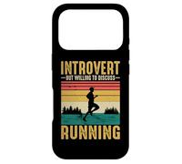 Introvert But Willing to Discuss Running Coque pour iPhone 17 Pro