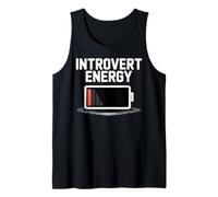 Introvert Energy Batterie Demi-chargée Amusante Débardeur