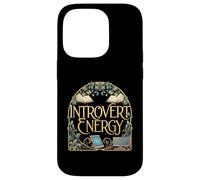 Introvert Energy : Le Silence est Mon Super Pouvoir, Mes Livres et Mes projets. Coque pour iPhone 14 Pro
