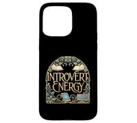 Introvert Energy : Le Silence est Mon Super Pouvoir, Mes Livres et Mes projets. Coque pour iPhone 15 Pro Max