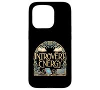 Introvert Energy : Le Silence est Mon Super Pouvoir, Mes Livres et Mes projets. Coque pour iPhone 15 Pro